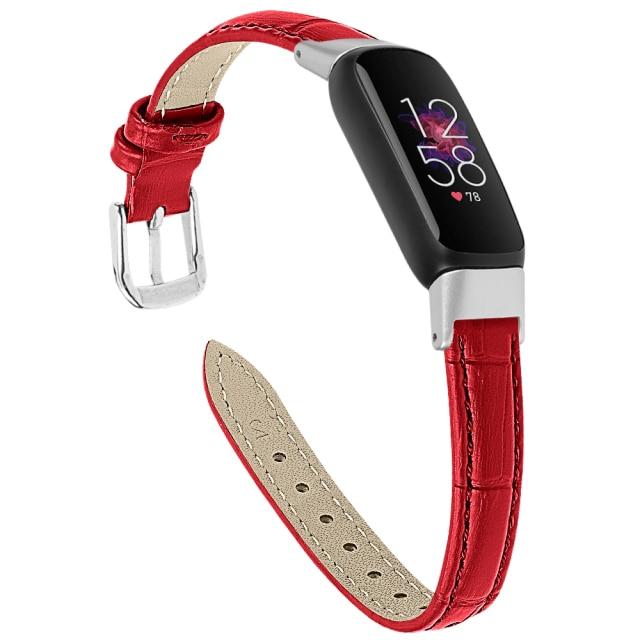 skepsis punktum vant For Fitbit Luxe | Premium Leather Band | Red – FitBands™