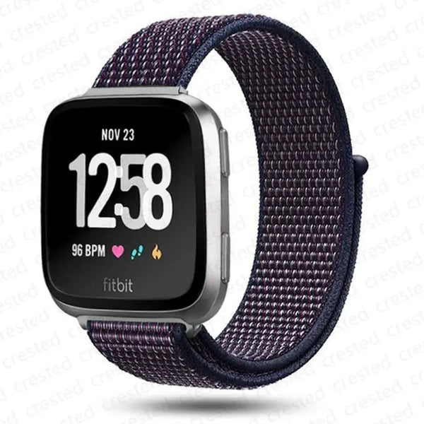 Fitbit Sense 2 Band | Fitbit Versa 4 Band | Nylon Loop Fitbit Band (20 Colors Available)